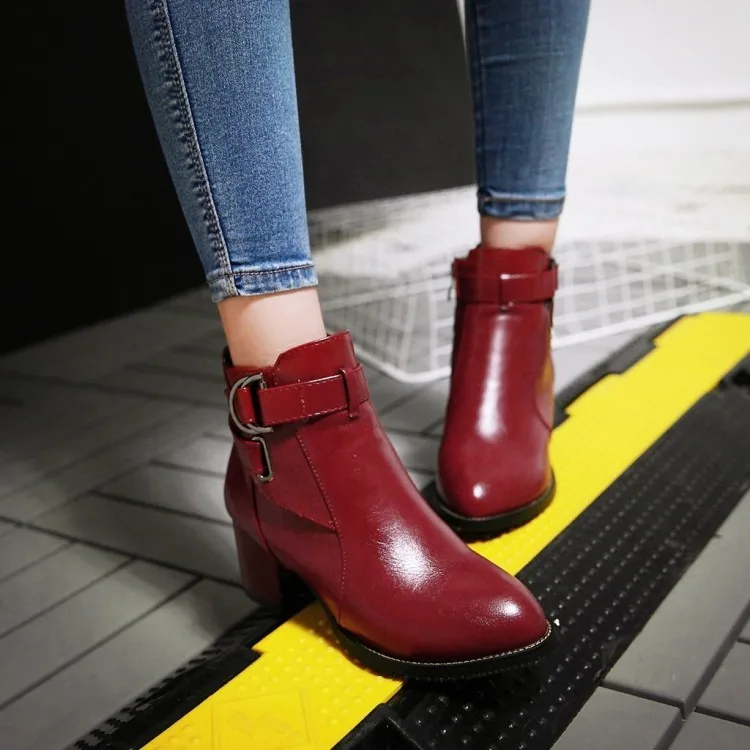 

Women's Singles Boots Season Small Head With High With Knight Boots Size 33-43 Boot Women's Shoes