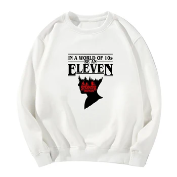 

Round Collar Plus Size Sweatshirt Tracksuit Gothic Harajuku Hoodies Autumn Winter Stranger Things Hip Hop sudadera mujer Tops
