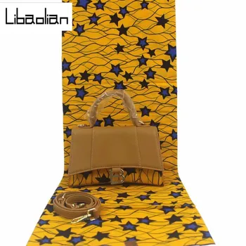 

2020 fashion designer african batik wax bag African Print and Purse/african wax with bags/african fabrics 100% Cotton F206-24