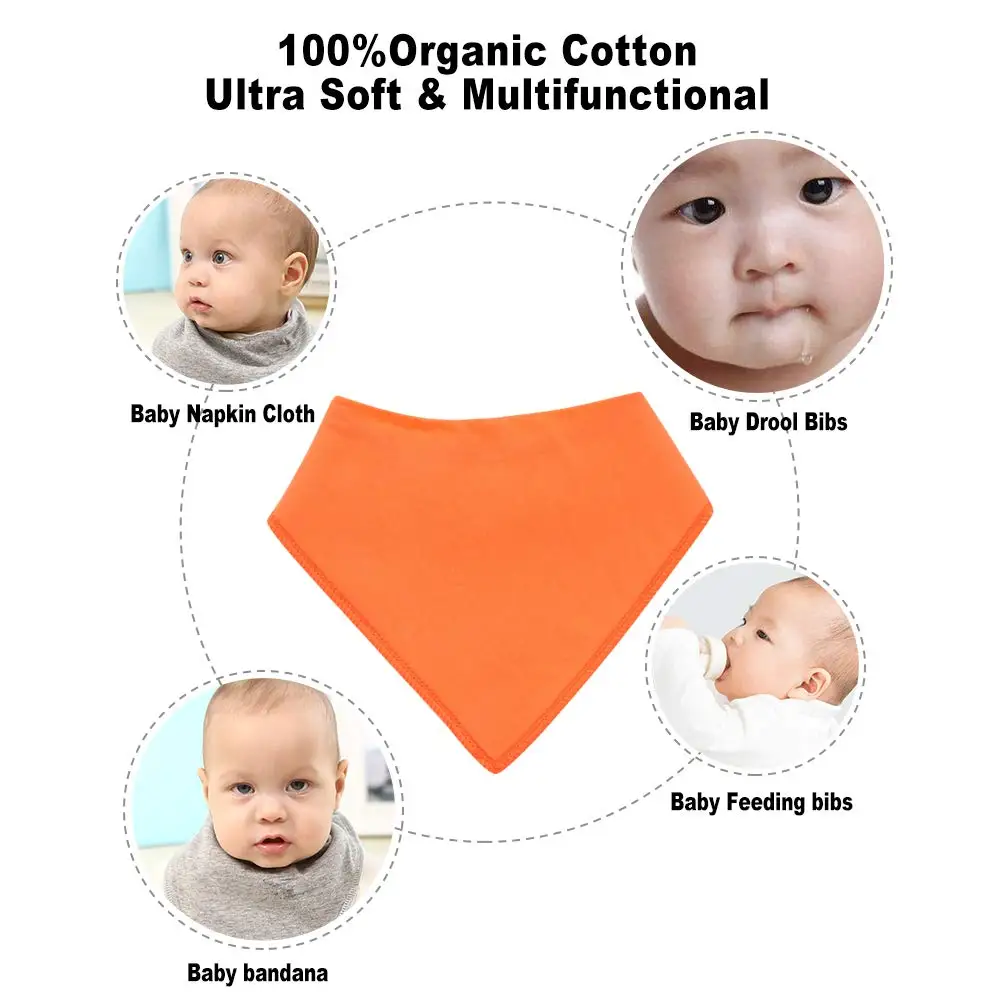 baby stroller mosquito net 100% Cotton Baby Bandana Bibs for Boys and Girls Super Soft Unisex Feeding Bibs Absorbent Saliva Towel Fashion Newborn Bibs best Baby Accessories