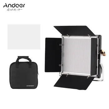 

Andoer 3200K-5600K LED Video Light Panel Fill-in Lamp 480 LED Beads Adjustable Brightness Color Temperature Studio Photography