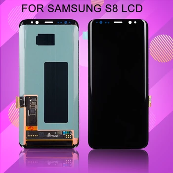 

Catteny For Samusng Galaxy S8 Display G950 G950F LCD With Touch Screen Digitizer Assembly 5.8inch S8 LCD Free Shipping+Tools