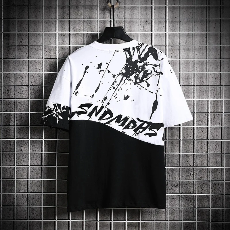 New Short-sleeved Men's T-shirt for Teenagers in Summer New Short-sleeved Men's T-shirt for Teenagers in Summer