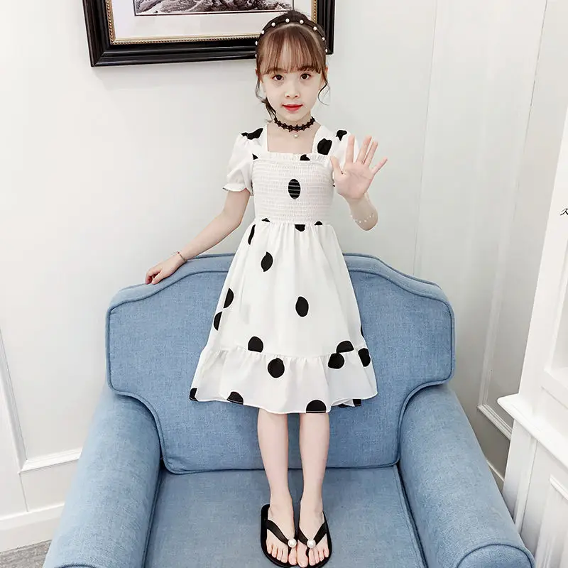

Girls Dress Summer New Fashion Princess Dress 3-12 Years Old Toddler Dress