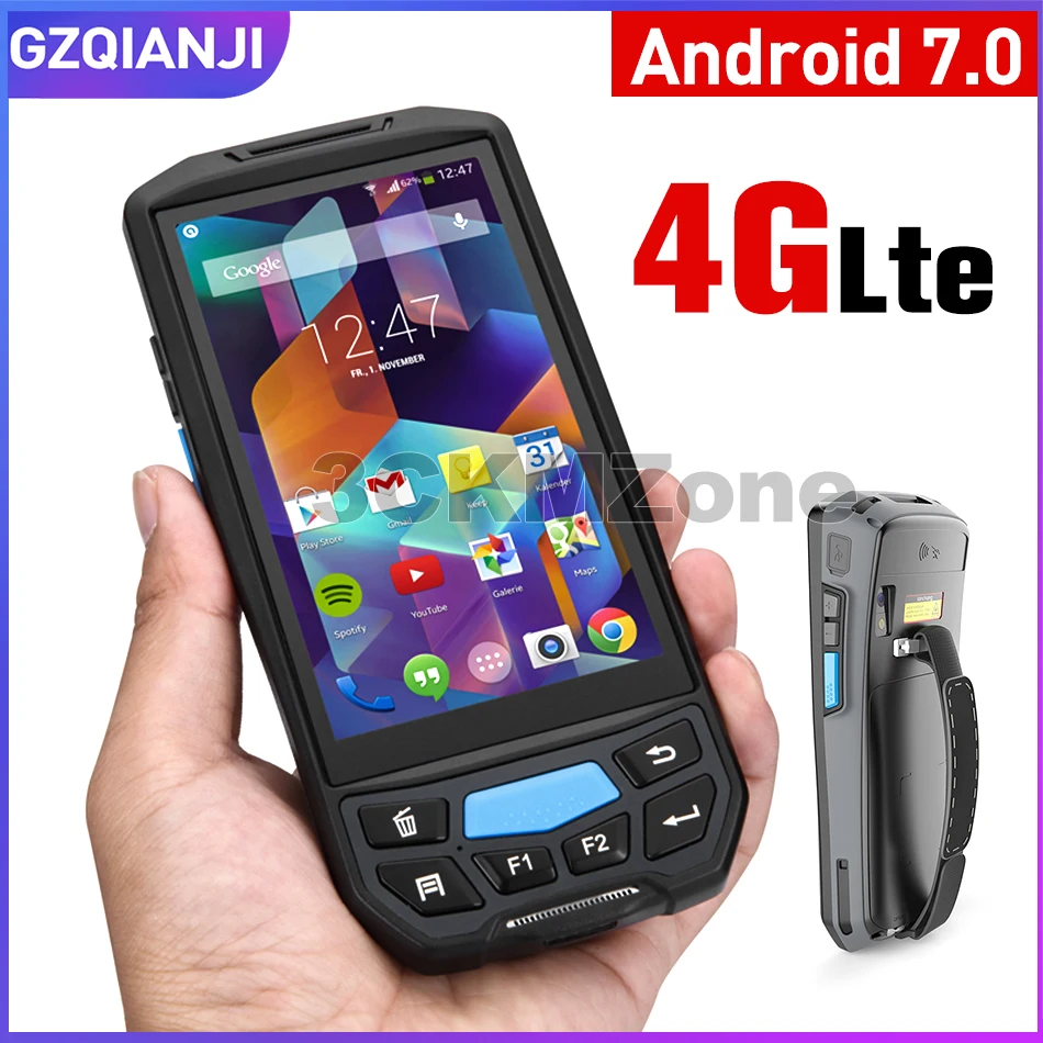 Smart Mobile Phone Handheld terminal pda with bluetooth 4.0 3g 4g Android Barcode reader 1D 2D QR with 8MP camera GPS NFC option