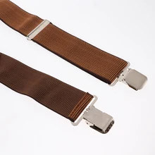 Тяжелый рабочий зажим подтяжки, мужские Регулируемые х Задние ремни С нескользящими зажимами для работы брюки джинсы брюки