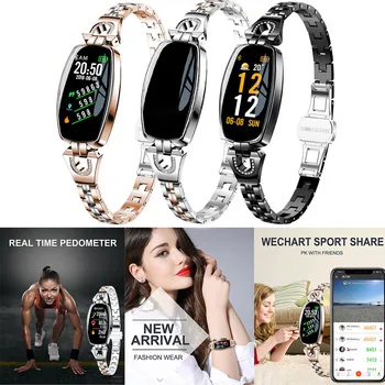 

#30 0.96 inch color screen Blood Pressure Smart Watch Women Ladies Heart Rate Monitor Smart Band Watch Pedometer Fitness Tracker
