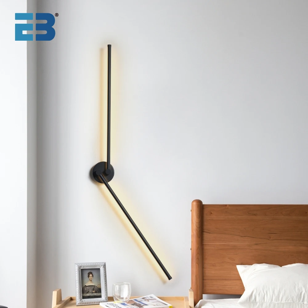 

Простой приблизительный черный Регулируемый Настенный светильник для гостиной, спальни, настенный светильник, прикроватная лампа