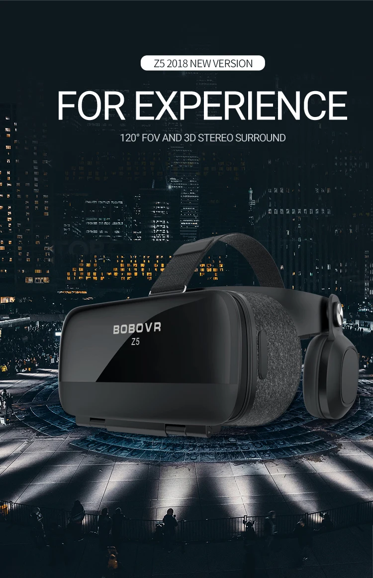Bobovr Z5 Bobo VR Очки виртуальной реальности 3D гарнитура шлем очки шлем 3 D для iPhone Android смартфон Lunette