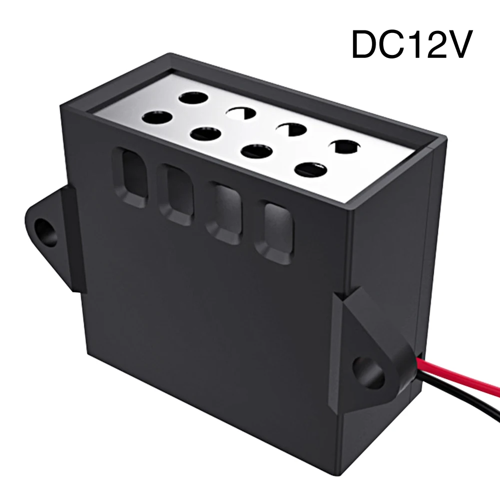 Черный AC110V DC12V Анион отрицательных ионов домашний очиститель воздуха ионизатор