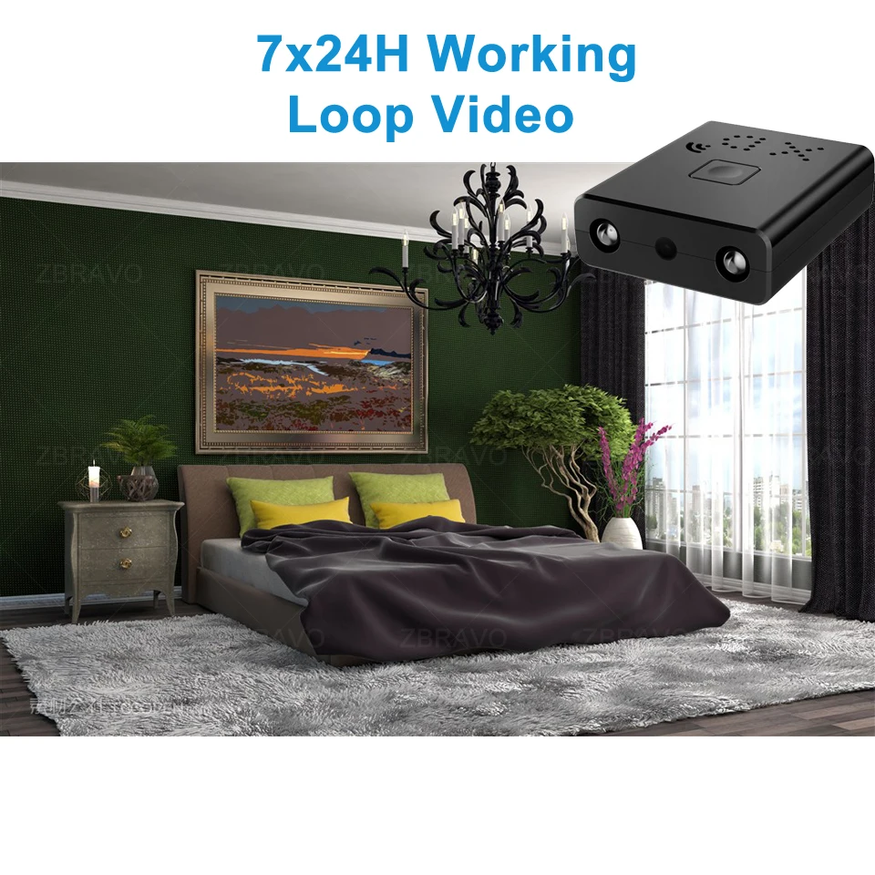 Маленькая 1080P мини микро DV камера Маленькая внутренняя камера безопасности домашнее наблюдение мини камера с датчиком движения ночное видение ИК
