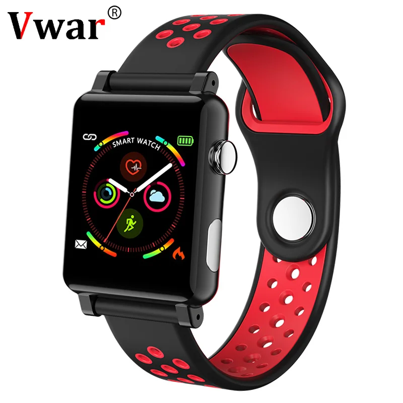

Vwar AF9 ECG+PPG Smart Watch Heart Rate Blood Pressure Monitoring Fitness Tracker IP67 Waterproof Band for Xiaomi Apple Phone