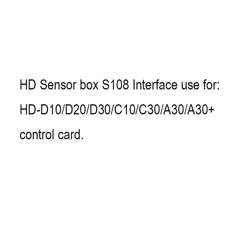 Interface type Huidu RGB Полноцветный датчик с поддержкой ИК, датчик температуры/влажности/яркости работает с HD-D15/D35/C15/C35/A30 - Цвет: Interface type