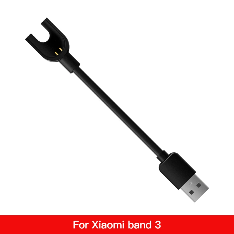 for mi band 3 IONCT USB Зарядное устройство кабель для Xiaomi mi Band 2/3/4 Зарядное устройство демонтажа-бесплатный адаптер зарядных устройств mi Группа 4 NFC c зарядный кабель - Цвет: for mi band 3