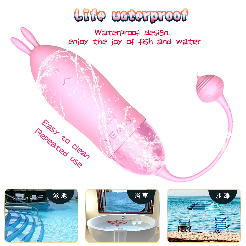 Leistungsstarker Kugelvibrator, Klitorisvibrator mit 10 Modi, tragbarer Mini-Taschenstimulator, G-Punkt-Klitoris_voghion.com