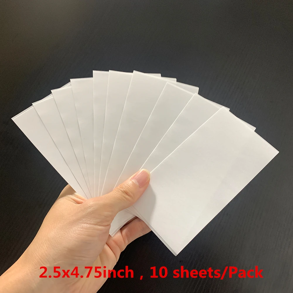 10PCS Multi-Purpose Clear Double Sided Adhesive Glue Sticker Sheets for DIY Scrapbooking Paper Cards Making Handmade 