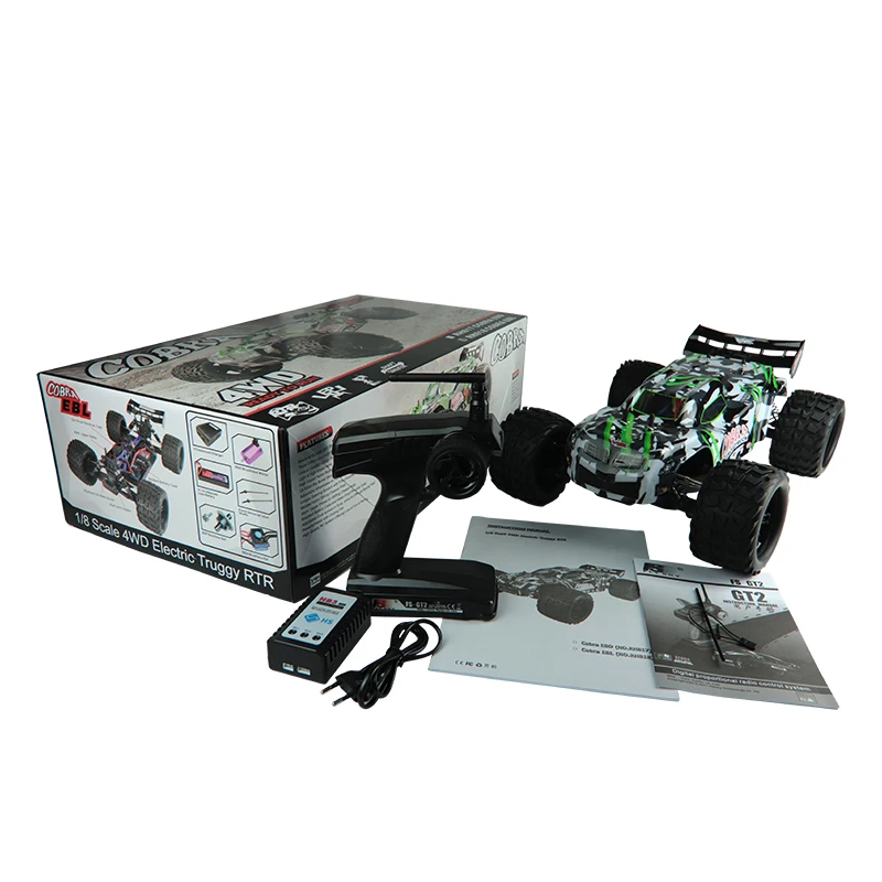 VRX Racing RH818 Cobra 1/8 scale 4WD RTR, remote control w/ 60A brushless ESC/3660 motor/ 11.1V 3250mAH Lipo Battery