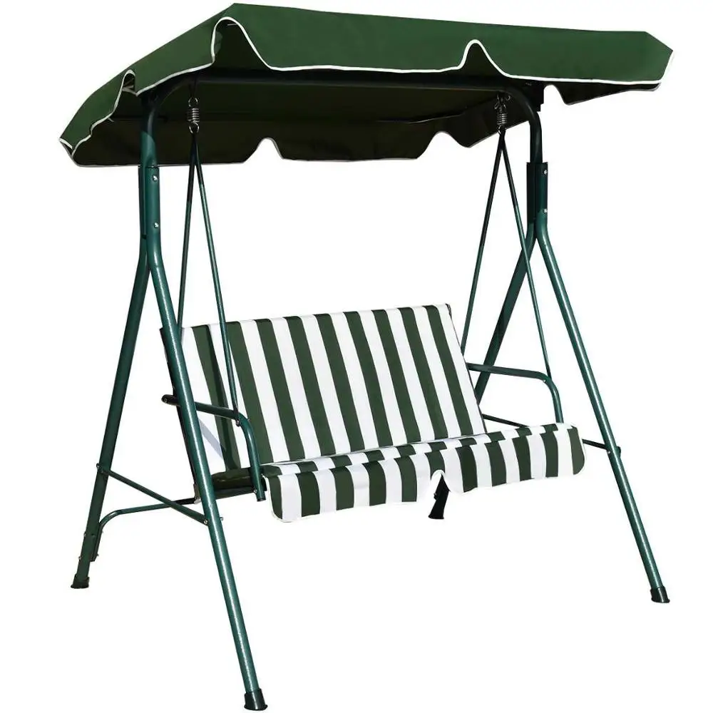 Loveseat патио качели с тентом Glider гамак мягкая стальная рама скамейка открытый