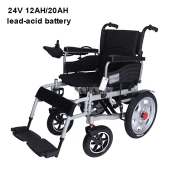 

Foldable Electric Wheelchair Carbon Steel Older Elderly Disabled Patient Handicapped Scooter 12AH/20AH Lead-acid Battery 201D