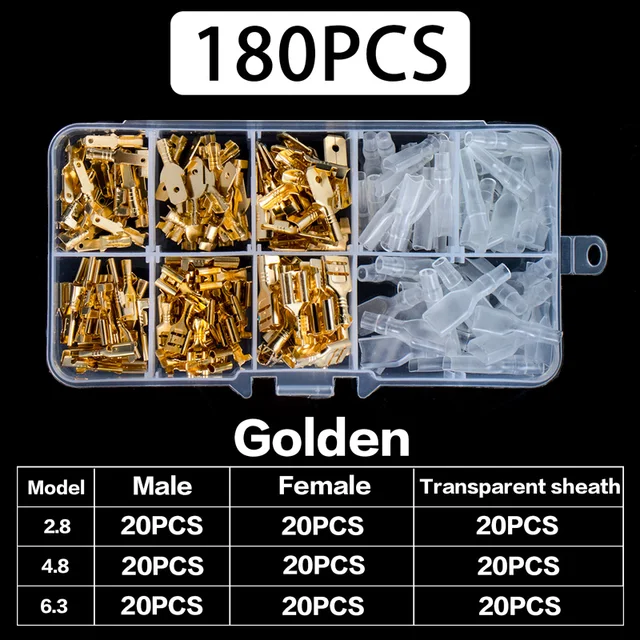 180PCS(Golden)
