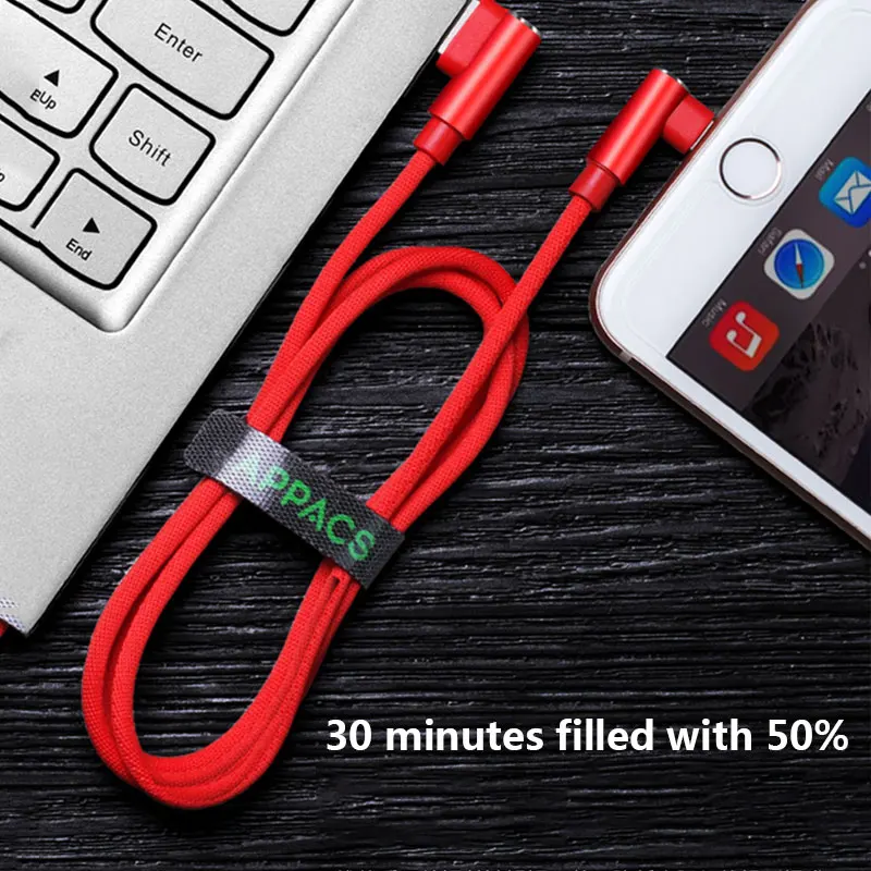 USB кабель 3 м 2.4A Быстрая зарядка локтевой кабель для Xiaomi Mi9 Mi8 huawei V20 Nova4 samsung Redmi Note OPPO Vivo зарядное устройство