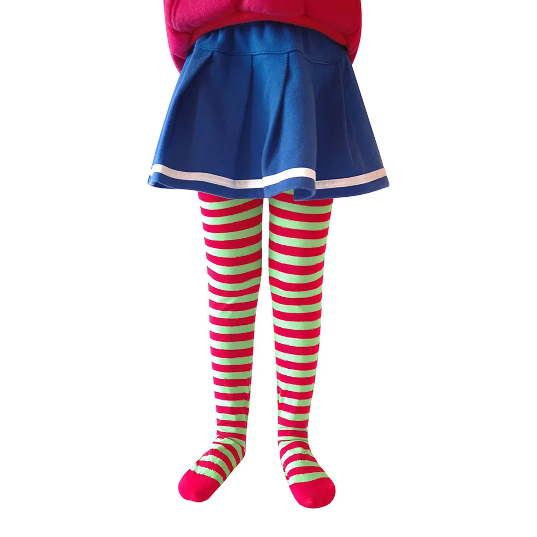 Halloween Girl Striped Pantyhose Party Costume Props