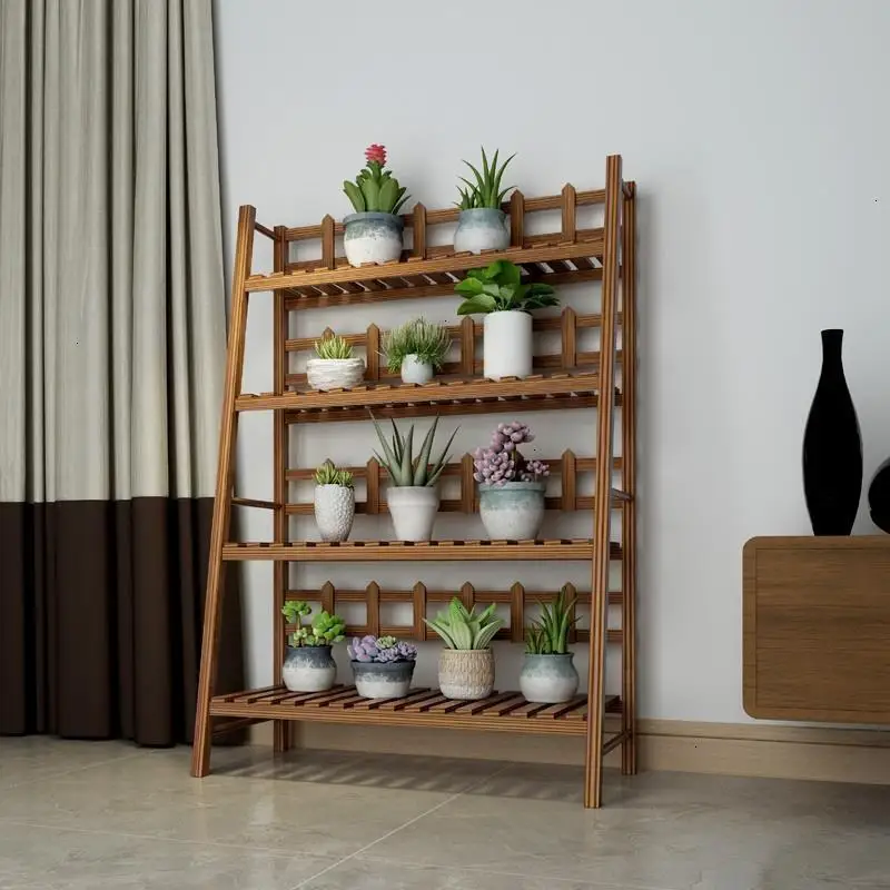 Escalera Decorativa Madera деревянный горшок комнатный балкон уличная Цветочная полка Stojak Na