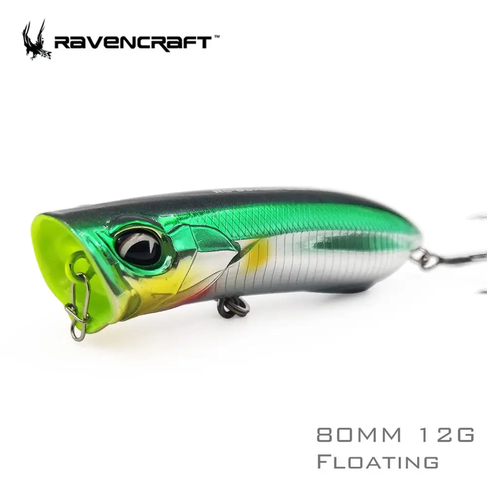 

2019 New Bomber Popper Fishing Bait Top Water Surface Artificial Topwater Lures Perche Baits For Bass Pike Trout Floating Fish