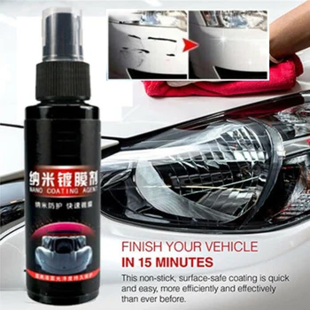 

Mayitr 1pc 100ml Car Auto Scratch Repair Nano Repairing Liquid Spray Polish Paint Wax Spray Ceramic Coat Tool Accessories
