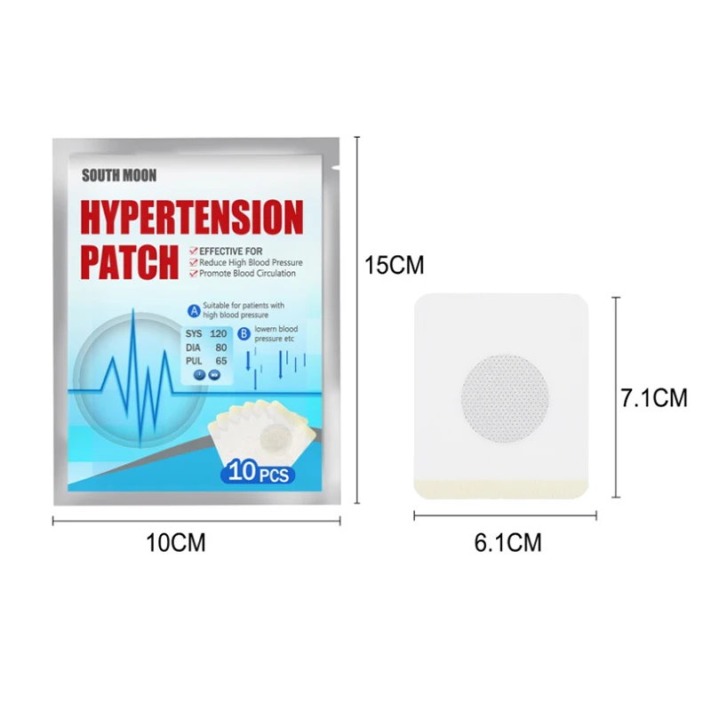 High Blood Pressure Patch 10/30/50/80pcs Hypertension Patch Control High Blood Pressure Medical Plaster Herbal Balance Lower Blood Glucose Treatment