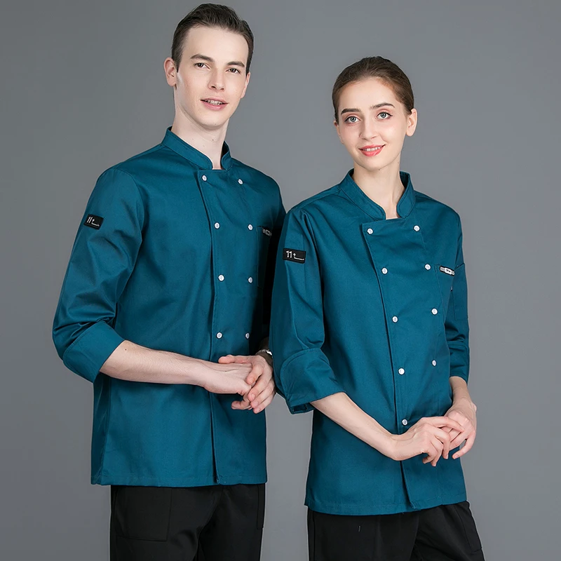 Рабочая одежда шеф-повара Униформа ресторан для отелей для кейтеринга Bakers рабочая одежда кофе официант Униформа официантки суши костюм парикмахерская Рабочая одежда