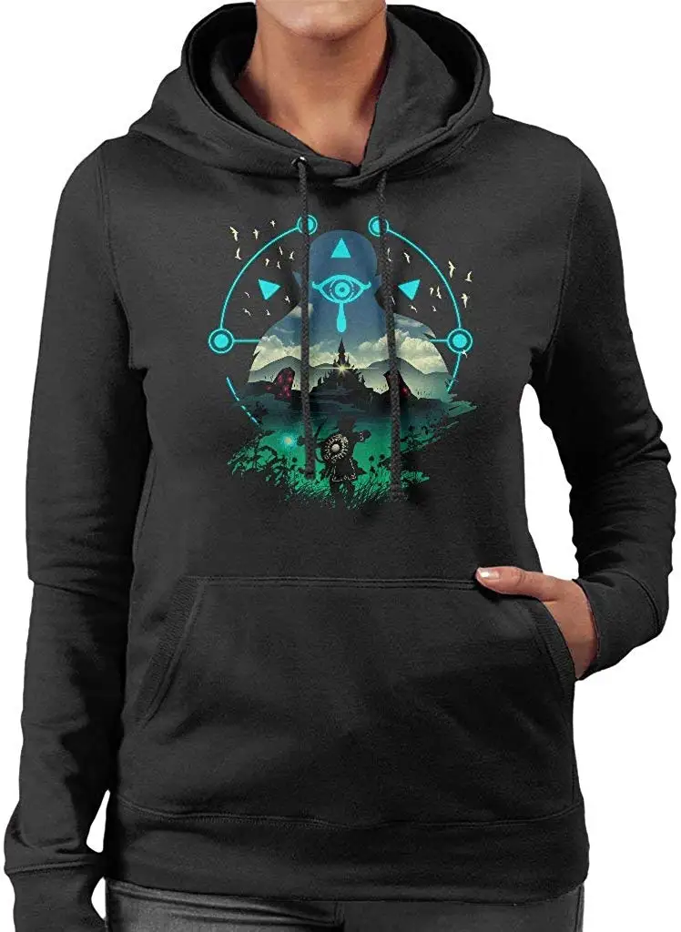 Legend of Zelda, Женская толстовка с капюшоном, унисекс, мужская, Женская толстовка с капюшоном