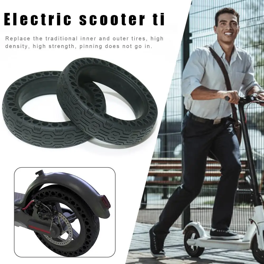 

2019 New Scooter Tires Rear Wheel Hub For Xiaomi Mijia M365 8.5 Inch Hollow Solid Tire Damping No Tires High Quality Tires