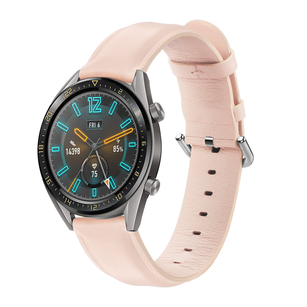 Pink Для huawei Watch GT 2 ремешок 46 мм Высококачественный ремешок из натуральной кожи сменный ремешок для часов для huawei Watch GT2 браслет - Цвет: Pink