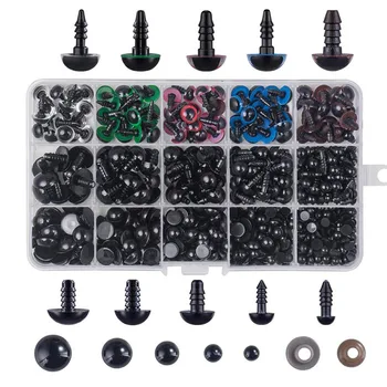 

566pcs Plastic Teddy Bear Stuffed Animal Doll Toys Safety Flat Bottom Eyes For Handmade Craft DIY Doll Accessories