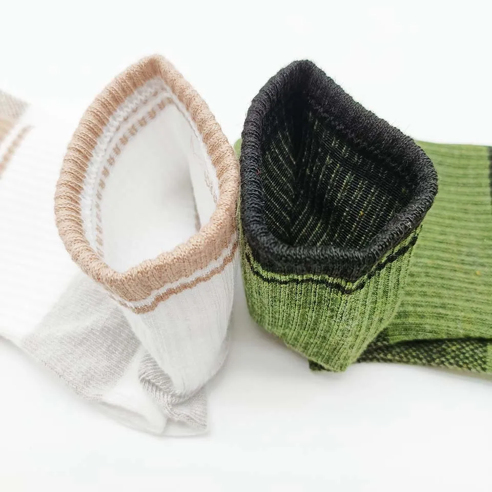 5 Pack Men Cotton Socks Mesh Breathable Short Casual Socks Summer Sports Socks Absorb Sweat Ankle Socks Set