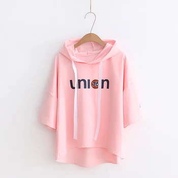 

Casual Women Hoodies Sweatshirt 2018 Autumn Cute Sweet Loose Style Young Girls Hoodies