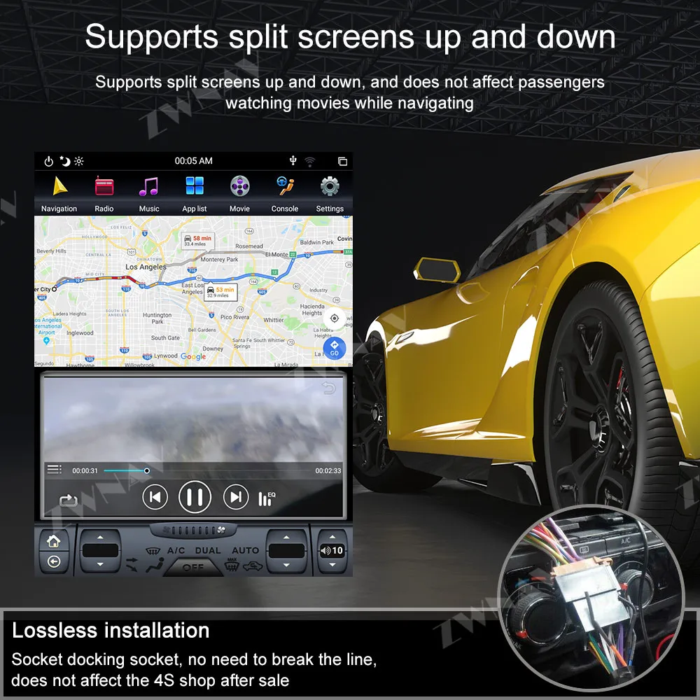 Flash Deal Tesla style 4GB RAM Android 8.1 PX6 Car GPS Navigation For Nissan Juke 2010+Auto head unit Multimedia Player radio tape recorder 24