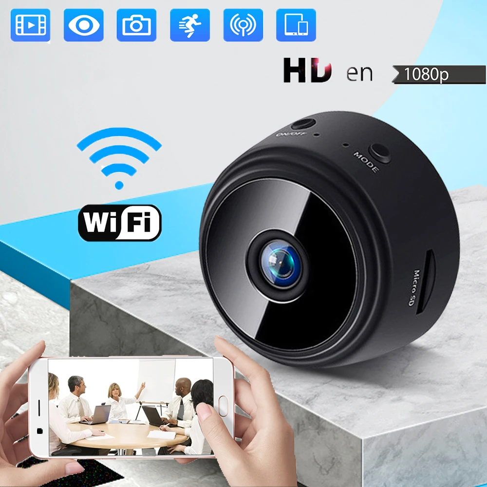 IP-камера видеонаблюдения V380 Wi-Fi ночное видение HD беспроводная | Электроника