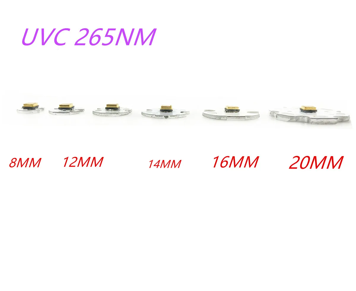 265nm UVC светодиодный ные кристаллы глубосветодиодный UV led 275nm Ультрафиолетовый