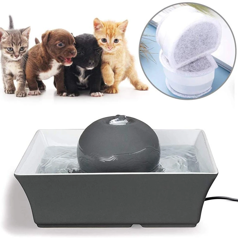 Carbon Filters Replacement for PetSafe Drinkwell Avalon, Pagoda, 2 Gallon, Sedona and Seascape Fountains, 8-Pack Water Fountain
