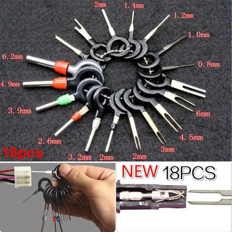 36PC Wire Terminal Removal Tool Car Electrical Wiring Crimp Connector Pin Kit