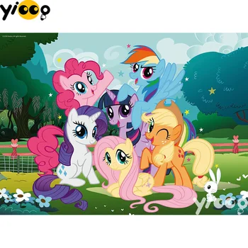 

Full Square/Round diamond Painting Cartoon pony 5D DIY Diamond Embroidery Cross Stitch Rhinestone Mosaic Decoration Gift BX0292