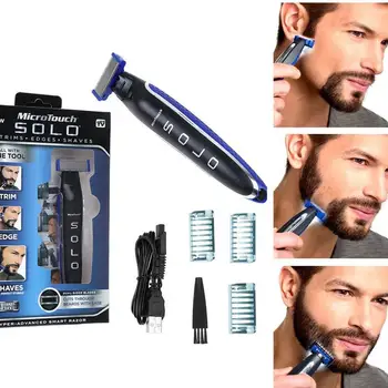 

Men's Electric Shaver Multifunctional Rechargeable Shavers Safe Shaving Eyebrow Beard Trimmer Facial Hair Razors