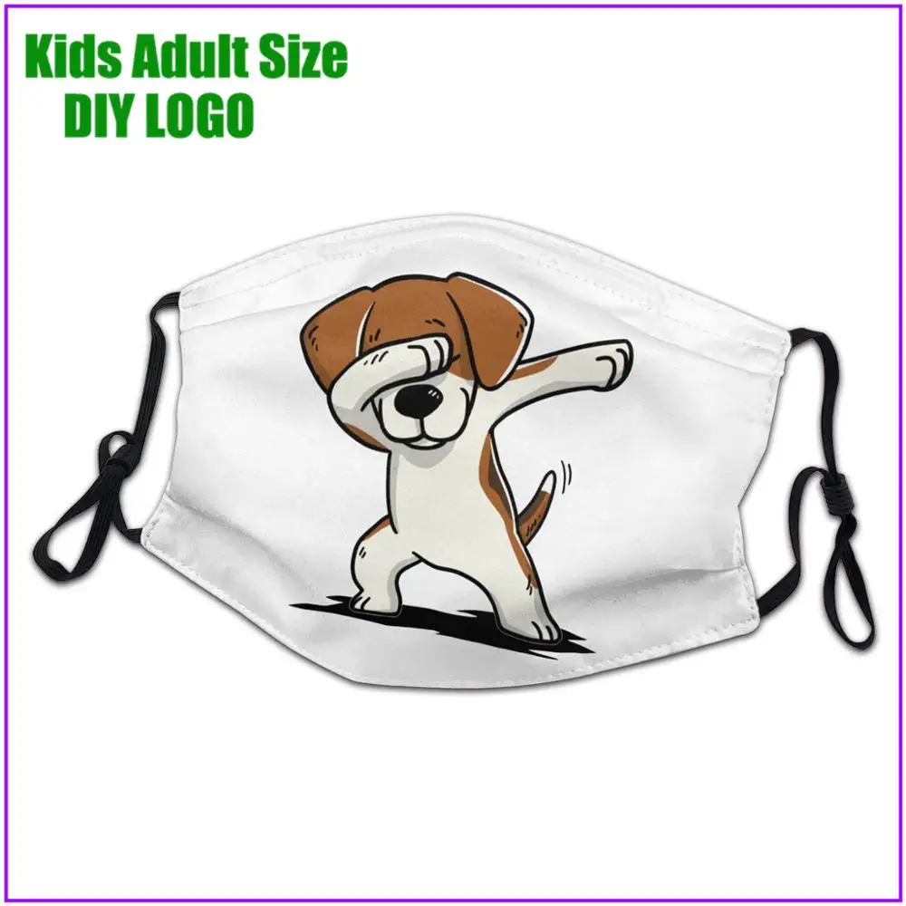 Dabbing Beagle Dog Dab Black iphone 11 7 xr pro max case mondmaskers wasbaar earbuds airpods bluetooth headphones tv stand | Мобильные