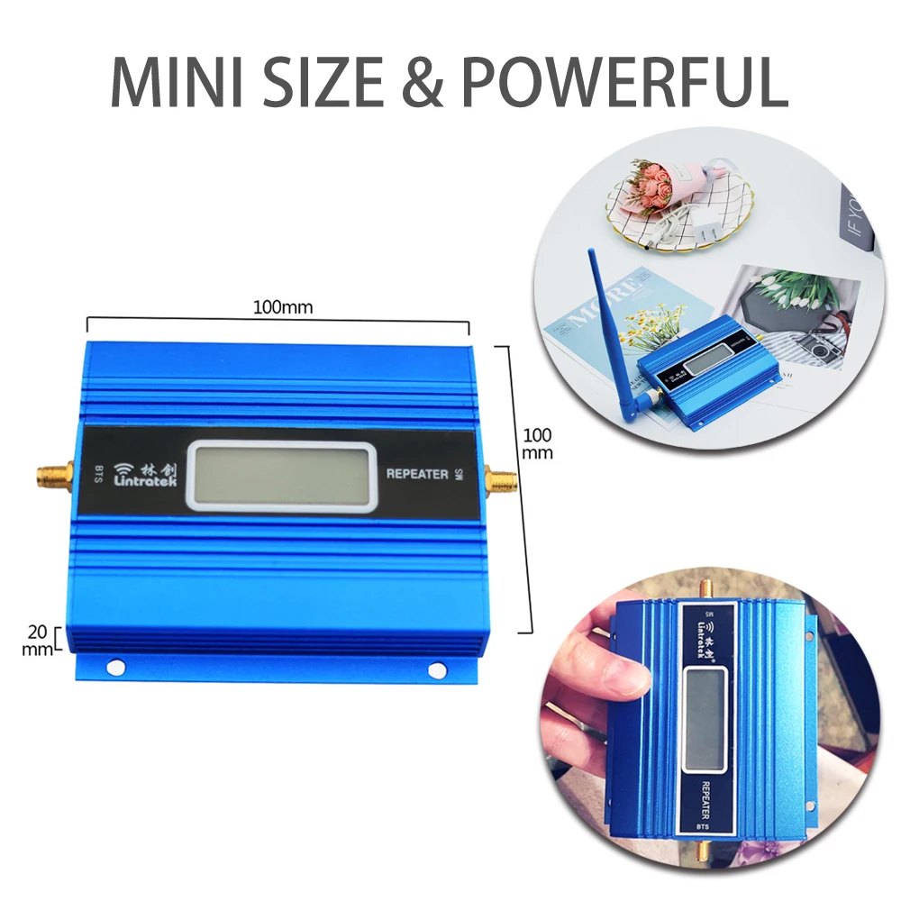 2G Full Set GSM 900 mhz Mobile Signal Booster LCD
