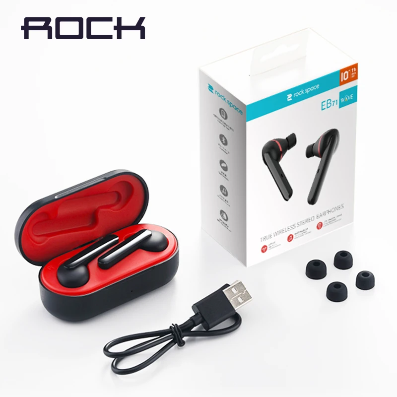 ROCK True Wireless Stereo Earphone Waterproof 5.0