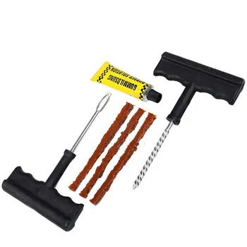 

Professional Car Tire Repair Kit Auto Bike Tubeless Tire Tyre Puncture Plug Drill Bit Repair Tool