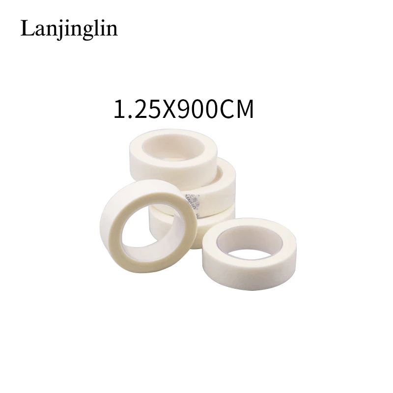 Eyelash Extension Tape Eyelash Pads Eyelash Accessories 2/3/5/10 Rolls Eyelash Extension Eye Pad Breathable Non-woven Cloth Adhesive Tape EyelashLash Extension Medical Tape Makeup Tool