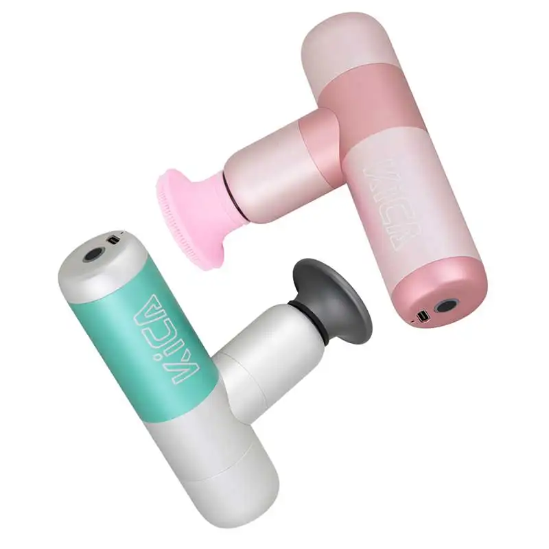 KiCA Mini Massage-Gun Handle Massager USB Electric Metal Body Pocket Neck Muscle Pain Therapy for Body Relaxation Pain Relief